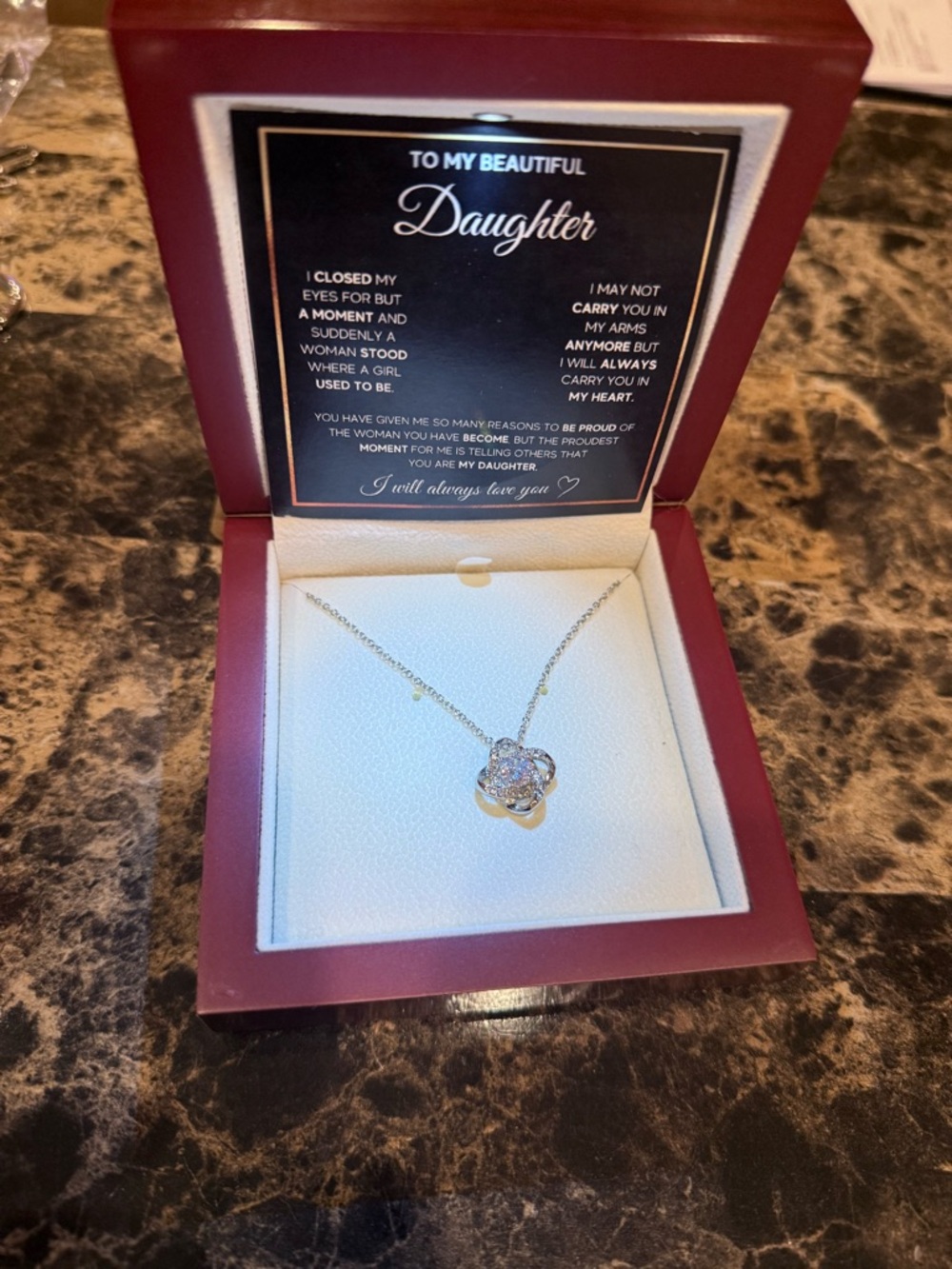 Love Knot Necklace - Picture 2 of 12